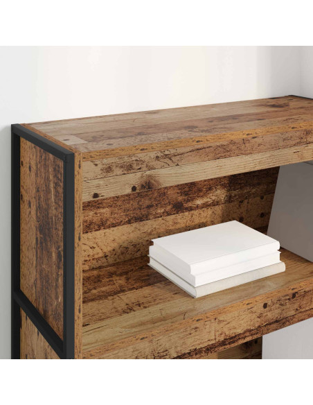 Armadio per Libri Legno vecchio 80 x 30 x 155 cm