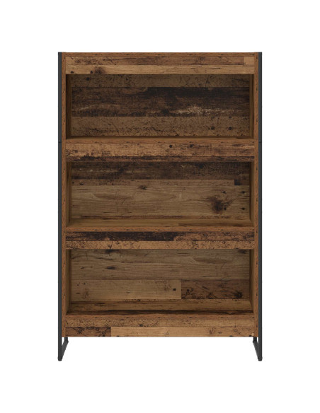 Armadio per Libri Legno vecchio 80 x 30 x 155 cm