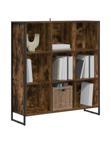 Armadio per Libri Quercia Fumosa 99.5 x 30 x 108.5 cm