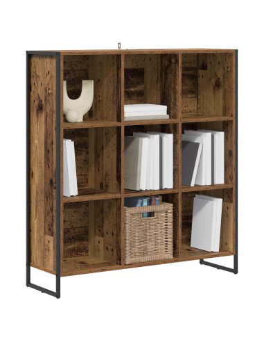 Armadio per Libri Legno vecchio 99.5 x 30 x 108.5 cm