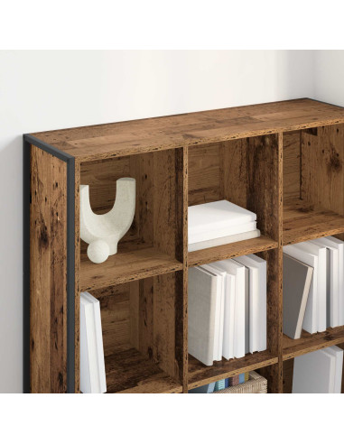 Armadio per Libri Legno vecchio 99.5 x 30 x 108.5 cm
