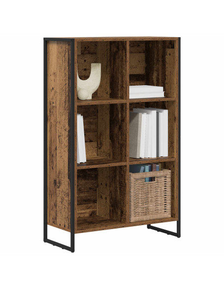 Armadio per Libri Legno vecchio 99.5 x 30 x 108.5 cm