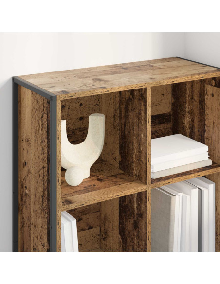 Armadio per Libri Legno vecchio 99.5 x 30 x 108.5 cm