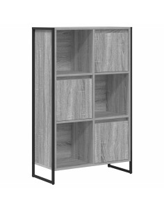 Armadio per Libri Grigio Sonoma 68 x 30 x 108.5 cm 2
