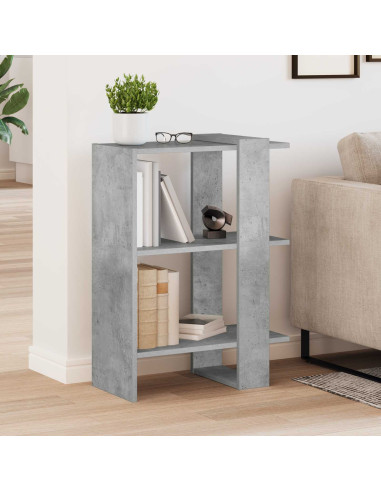 Libreria Grigio cemento 52 x 25 x 71,5 cm Legno multistrato