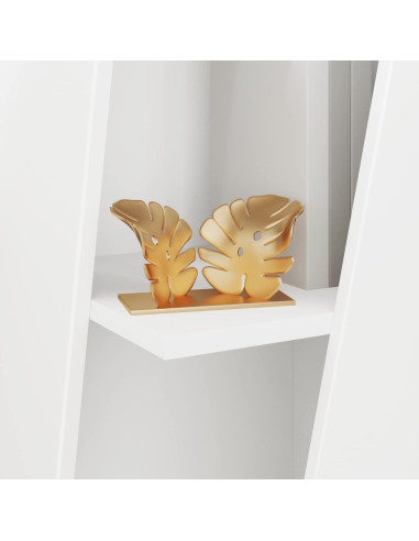 Mensola laterale Bianco 33 x 32 x 70,5 cm Legno multistrato