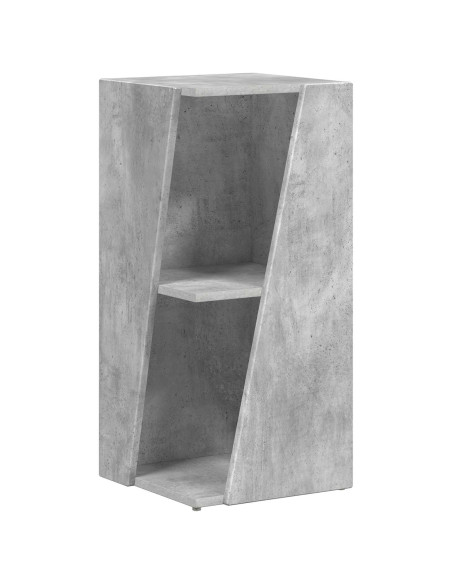 Mensola laterale Grigio cemento 33 x 32 x 70,5 cm
