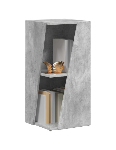 Mensola laterale Grigio cemento 33 x 32 x 70,5 cm