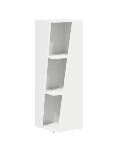 Mensola laterale Bianco 33 x 32 x 100,5 cm Legno multistrato