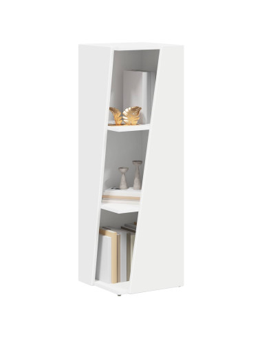 Mensola laterale Bianco 33 x 32 x 100,5 cm Legno multistrato