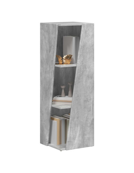 Mensola laterale Grigio cemento 33 x 32 x 100,5 cm
