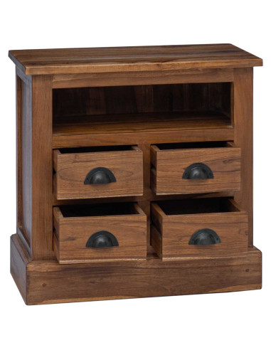 Armadio Naturale 60 x 30 x 60 cm Legno di teak solido