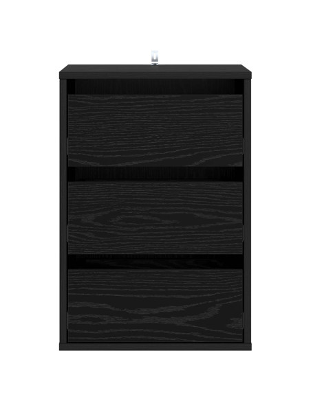 Mobile con Cassetti con cassetto Rovere Nero 41 x 40 x 58 cm