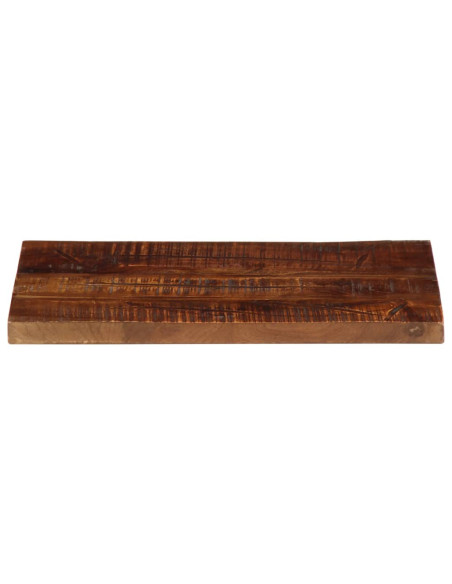 Piano Tavolo 50x30x3,8 cm Rettangolare in Massello di Recupero