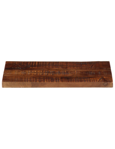 Piano Tavolo 60x30x3,8 cm Rettangolare in Massello di Recupero