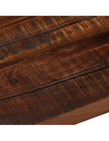 Piano Tavolo 60x30x3,8 cm Rettangolare in Massello di Recupero