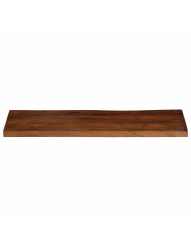 Piano Tavolo 90x30x3,8 cm Rettangolare in Massello di Recupero