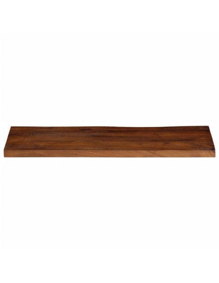 Piano Tavolo 90x30x3,8 cm Rettangolare in Massello di Recupero