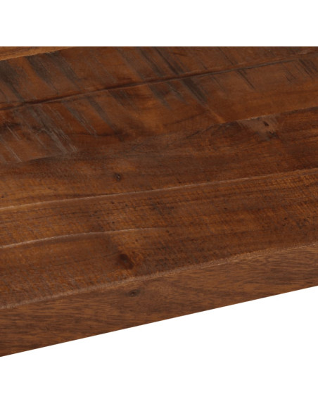 Piano Tavolo 110x30x3,8 cm Rettangolare in Massello di Recupero