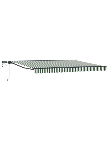 Cornice per Tenda Manuale con LED 4 × 3,5 m