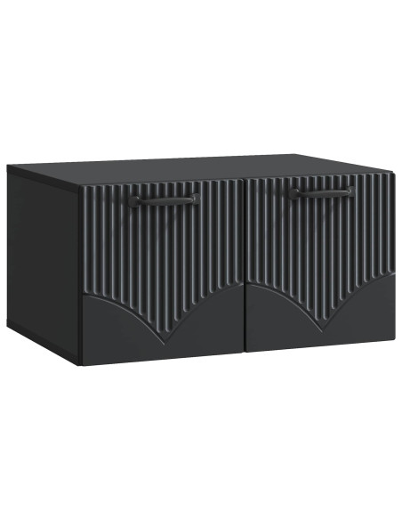 Mobile Porta TV da Muro Nero 59,5 x 41 x 30 cm