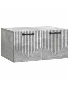 Mobile Porta TV da Muro Grigio Cemento 59,5 x 41 x 30 cm