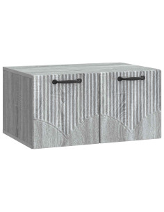 Mobile Porta TV da Muro Grigio Sonoma 59,5 x 41 x 30 cm