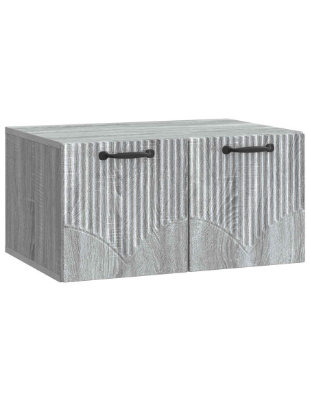 Mobile Porta TV da Muro Grigio Sonoma 59,5 x 41 x 30 cm