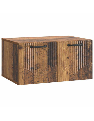 Mobile Porta TV da Muro Legno antico 59,5 x 41 x 30 cm