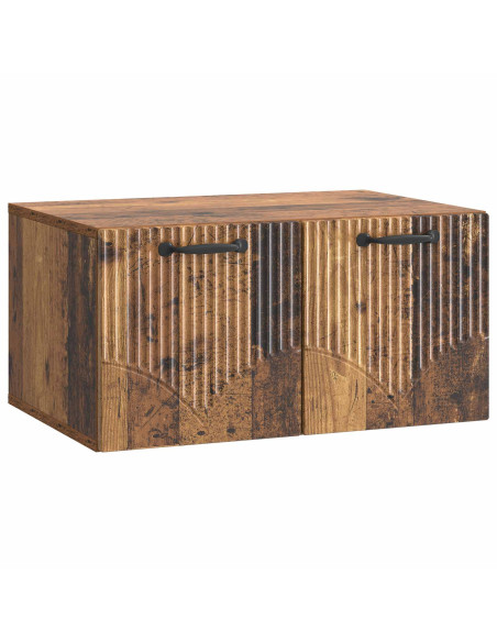 Mobile Porta TV da Muro Legno antico 59,5 x 41 x 30 cm