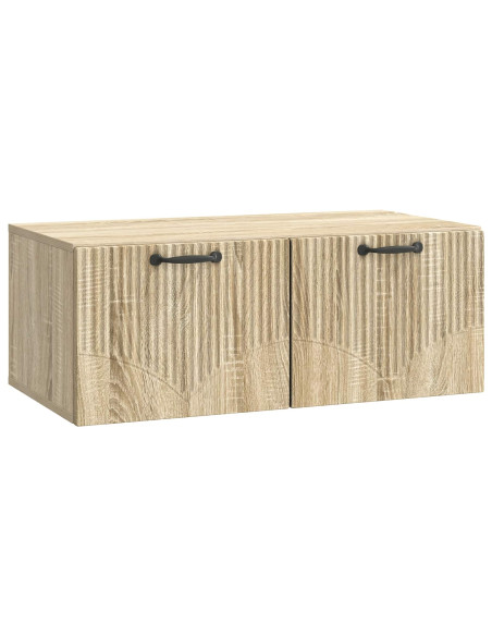 Mobile Porta TV da Muro Rovere Sonoma 78,5 x 41 x 30 cm