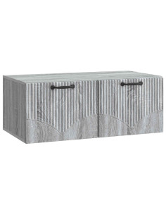 Mobile Porta TV da Muro Grigio Sonoma 78,5 x 41 x 30 cm