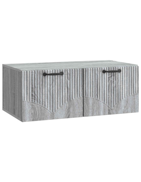 Mobile Porta TV da Muro Grigio Sonoma 78,5 x 41 x 30 cm