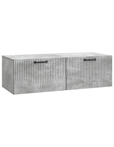 Mobile Porta TV da Muro Grigio Cemento 98 x 41 x 30 cm