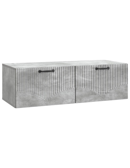 Mobile Porta TV da Muro Grigio Cemento 98 x 41 x 30 cm