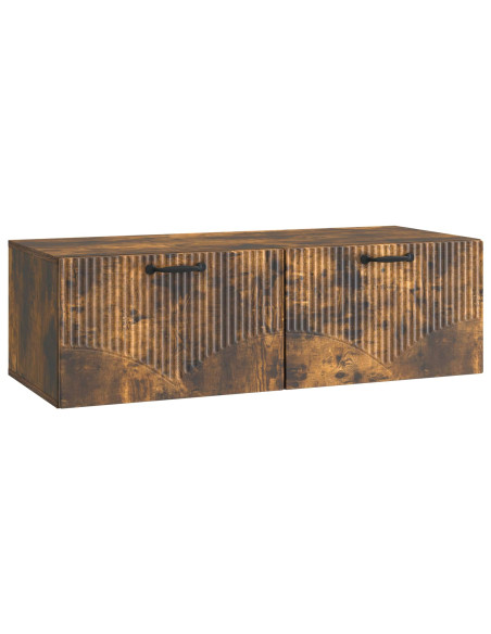 Mobile Porta TV da Muro Rovere Fumo 98 x 41 x 30 cm