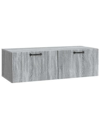 Mobile Porta TV da Muro Grigio Sonoma 98 x 41 x 30 cm