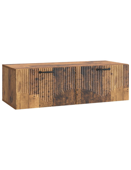 Mobile Porta TV da Muro Legno antico 98 x 41 x 30 cm