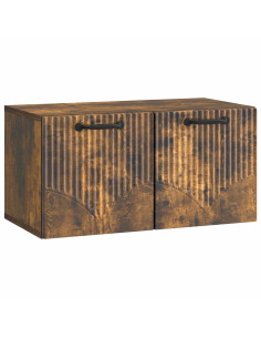 Mobile Porta TV da Muro Rovere Fumo 59,5 x 31 x 30 cm