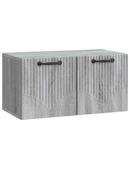 Mobile Porta TV da Muro Grigio Sonoma 59,5 x 31 x 30 cm