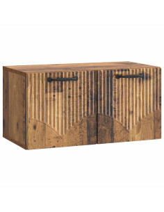 Mobile Porta TV da Muro Legno antico 59,5 x 31 x 30 cm