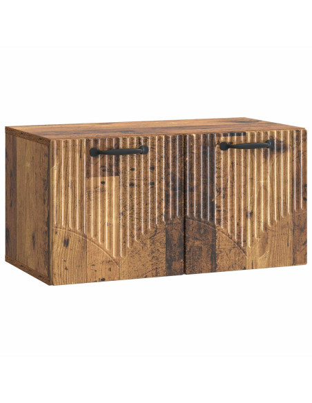 Mobile Porta TV da Muro Legno antico 59,5 x 31 x 30 cm