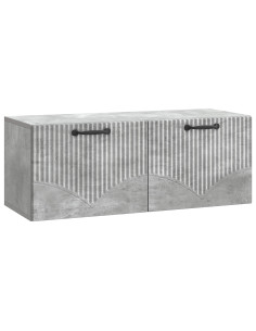 Mobile Porta TV da Muro Grigio Cemento 78,5 x 31 x 30 cm