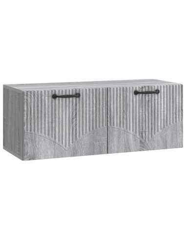 Mobile Porta TV da Muro Grigio Sonoma 78,5 x 31 x 30 cm