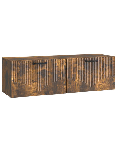 Mobile Porta TV da Muro Rovere Fumo 98 x 31 x 30 cm