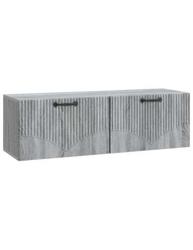 Mobile Porta TV da Muro Grigio Sonoma 98 x 31 x 30 cm