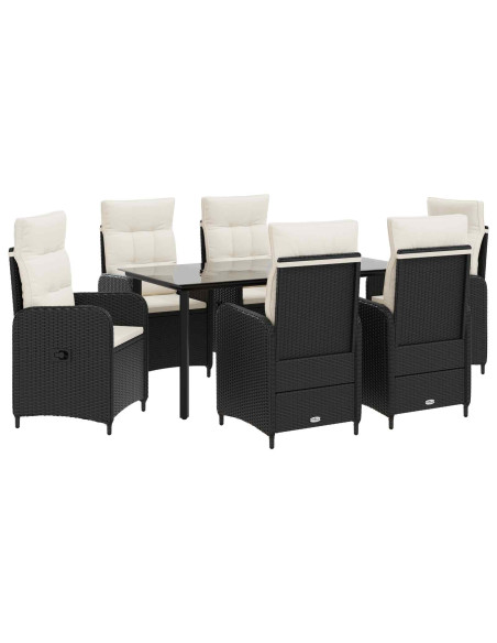 Set Tavolo da Salotto con cuscino con cuscino 7 pcs