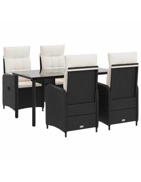 Set Tavolo da Salotto con cuscino con cuscino 5 pcs