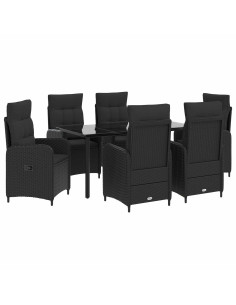 Set Tavolo da Salotto con cuscino con cuscino 7 pcs