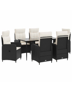 Set Tavolo da Salotto con cuscino con cuscino 7 pcs